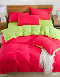 Brushed plain bedding - TryKid
