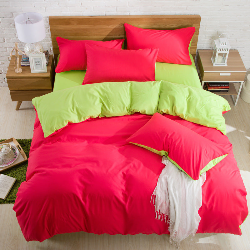 Brushed plain bedding - TryKid