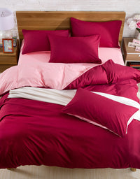 Brushed plain bedding - TryKid
