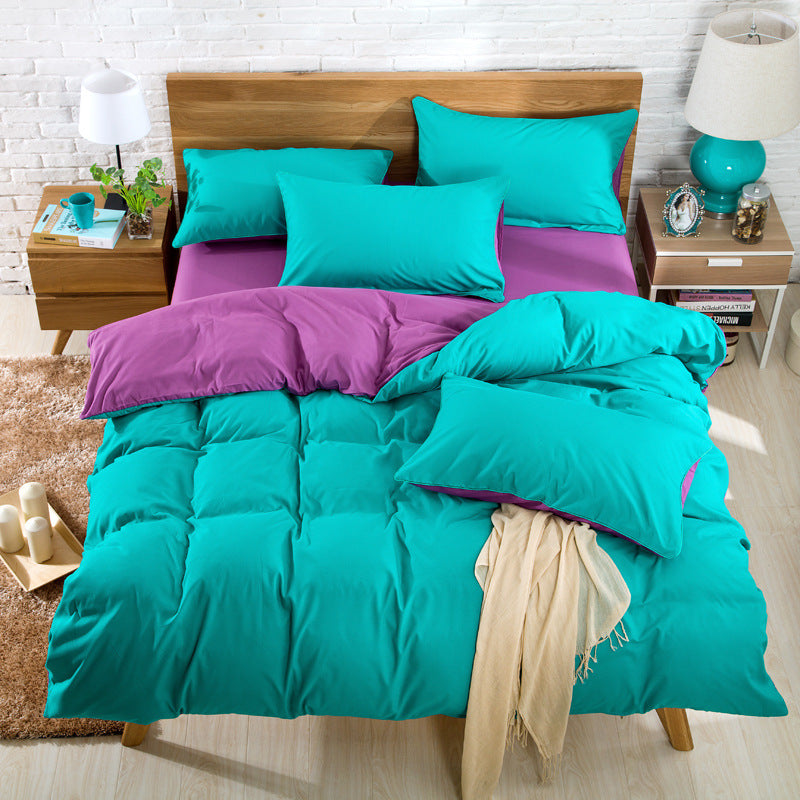 Brushed plain bedding - TryKid