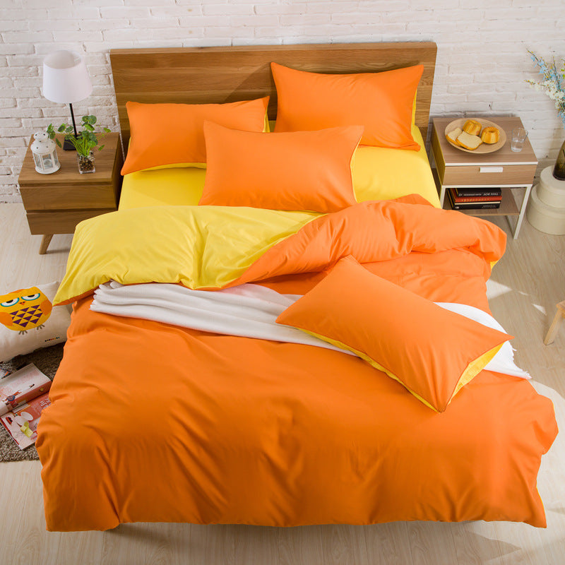 Brushed plain bedding - TryKid