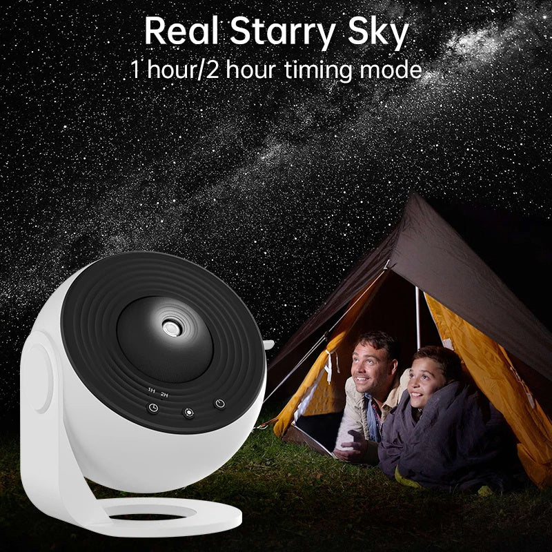 Night Light Galaxy Projector Starry Sky Projector 360 Rotate Planetarium Lamp For Kids Bedroom Valentines Day Gift Wedding Deco - TryKid