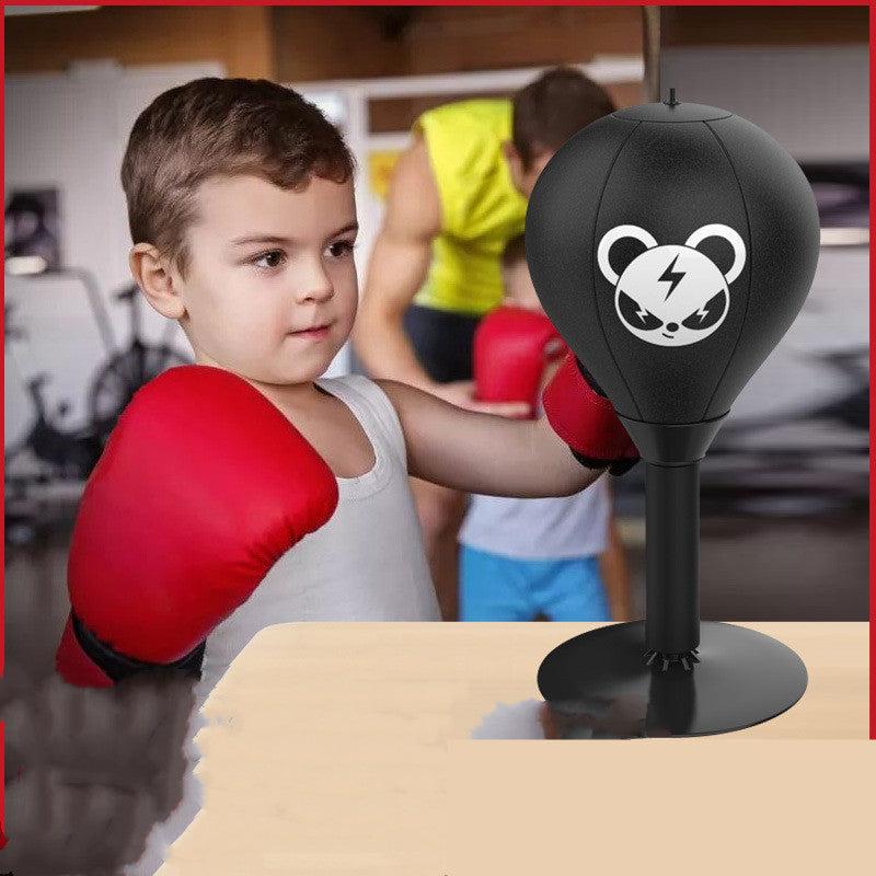 Boxing Speed Ball Tabletop Reaction Target Sandbags Kids Suction Cup Boxing Reflex Ball Kickboxing Training Equipment - TryKid