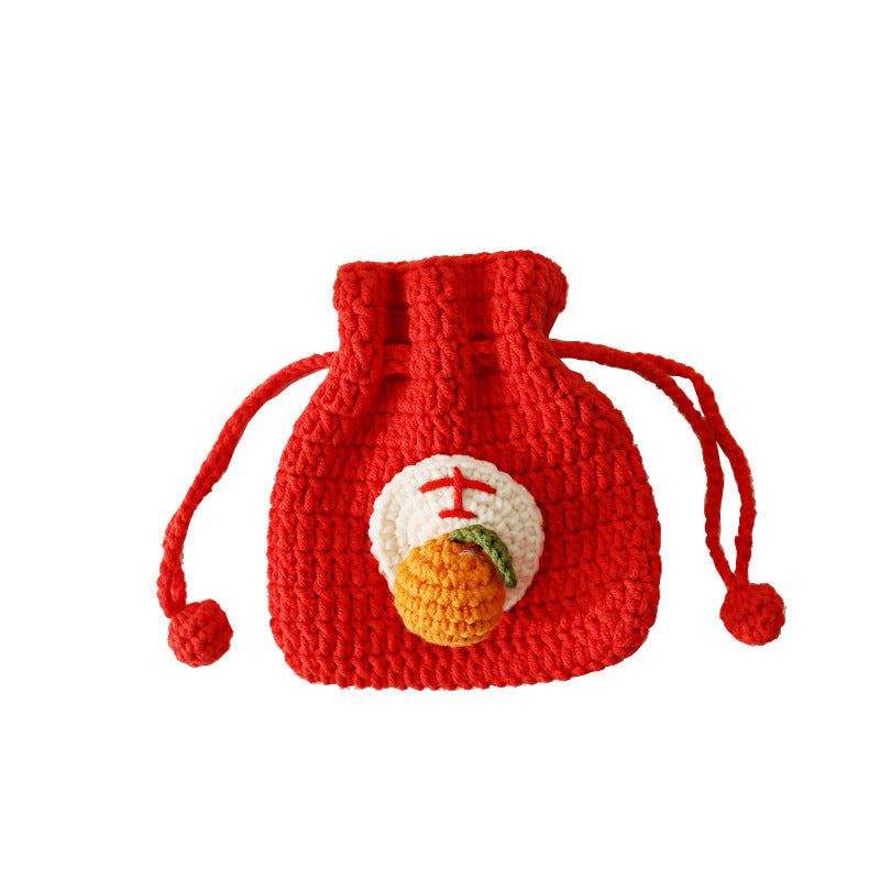 Good Luck And Good Meaning Hand-woven Coin Purse - TryKid