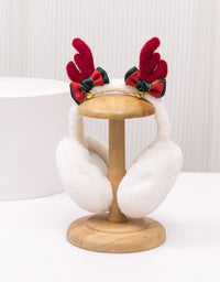 Children's Christmas Antlers Foldable Earmuffs - TryKid
