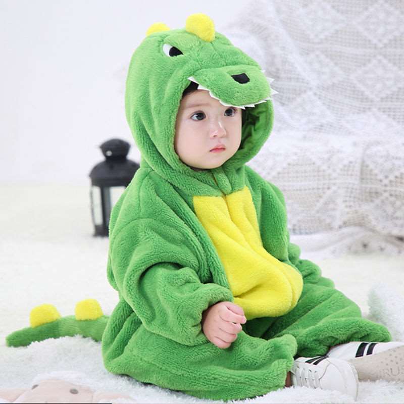 Baby Cartoon Pajamas Home Bodysuit