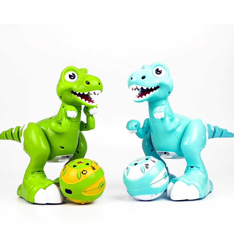 RC Dinosaur Intelligent Electronic Spray Music Dance 2-Colors Remote Control Dragon Animal Robots Child's Toys For Kids Gift - TryKid