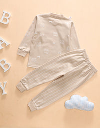 New Retro children underwear set cotton baby long johns clothing two sets of children Home Furnishing baby - TryKid
