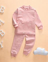 New Retro children underwear set cotton baby long johns clothing two sets of children Home Furnishing baby - TryKid

