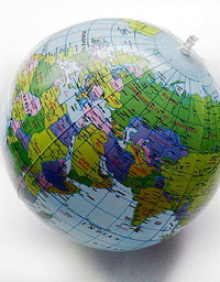 16-inch Inflatable Globe English Environmental Protection Pvc Globe With Bracket Hole Globe
