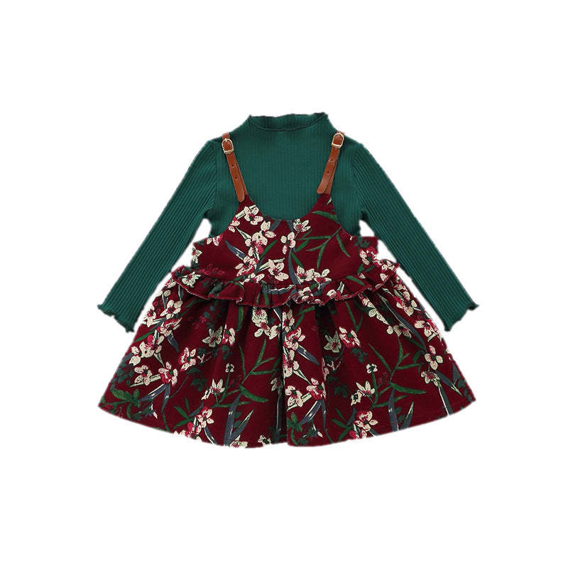 Baby Dress, Girl's Skirt, Autumn 1-2-3 Years Old Baby Clothes, Children's Clothing, A Piece Of E3087 - TryKid