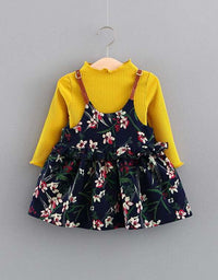 Baby Dress, Girl's Skirt, Autumn 1-2-3 Years Old Baby Clothes, Children's Clothing, A Piece Of E3087

