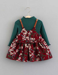 Baby Dress, Girl's Skirt, Autumn 1-2-3 Years Old Baby Clothes, Children's Clothing, A Piece Of E3087
