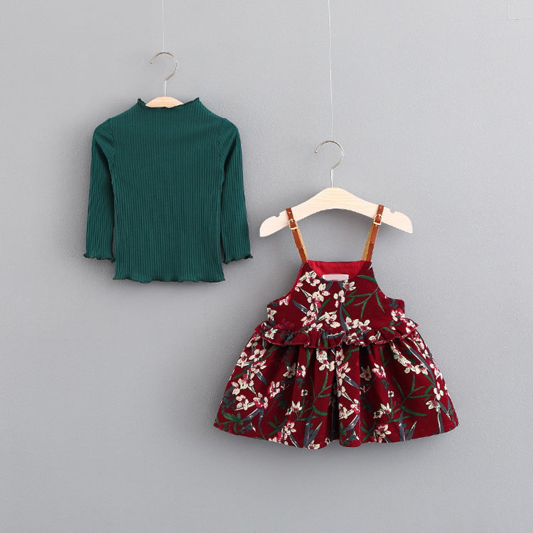 Baby Dress, Girl's Skirt, Autumn 1-2-3 Years Old Baby Clothes, Children's Clothing, A Piece Of E3087 - TryKid