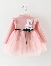 Autumn Girl Princess Dress Baby Girl Skirt Gauze Girl Children 0-1-2-3 Years Old Baby Girl Dress - TryKid
