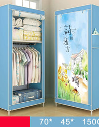 Single Dormitory Dust Closed Wardrobe - TryKid
