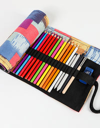 Pencil Bag Color Pencil Sketch Stationery Bag - TryKid
