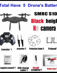 Sales Promotion WiFi 2MP Camera With S10 SMRC FPV Quadcopter Drone Helicopter UAV Micro Remote Control Toy RACER KIT Aircraft - TryKid
