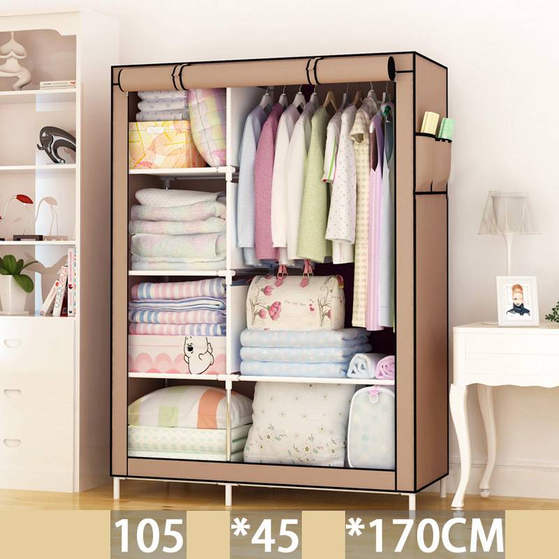 Single Dormitory Dust Closed Wardrobe - TryKid