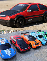 2.4G Drift Rc Car 4WD RC Drift Car Toy Remote Control GTR Model AE86 Vehicle Car RC Racing Car Toy For Children Christmas Gifts

