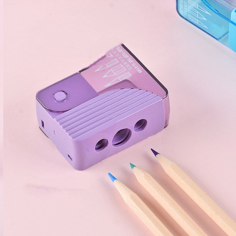 Pencil sharpeners are small and portable - TryKid
