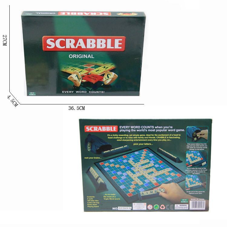 Alphabet Scrabble Scrabble Game - TryKid