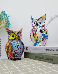 Creative Colorful Animal Resin Ornaments
