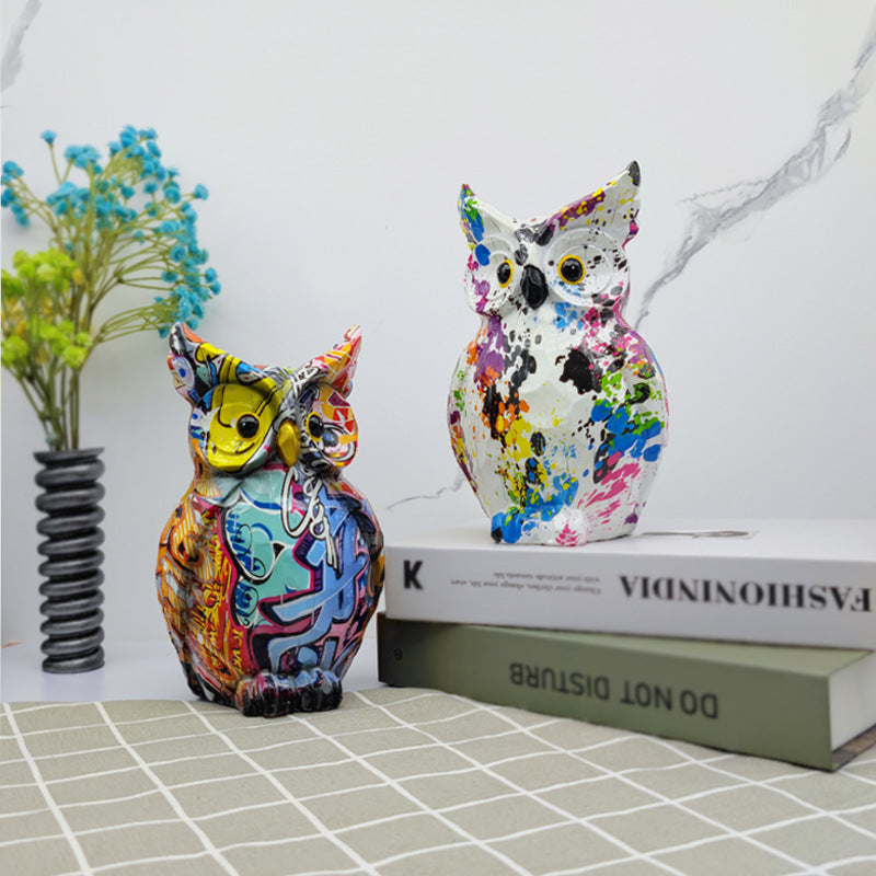 Creative Colorful Animal Resin Ornaments