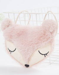 Children cute cartoon cloth bag baby Mini Purse Shoulder Messenger backpack small fox - TryKid
