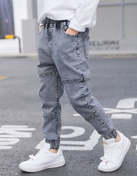 Boys' Jeans Spring And Autumn Models New Spring - TryKid
