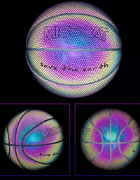 Glowing Luminous Fluorescent Basketball Night Game Basketball - TryKid
