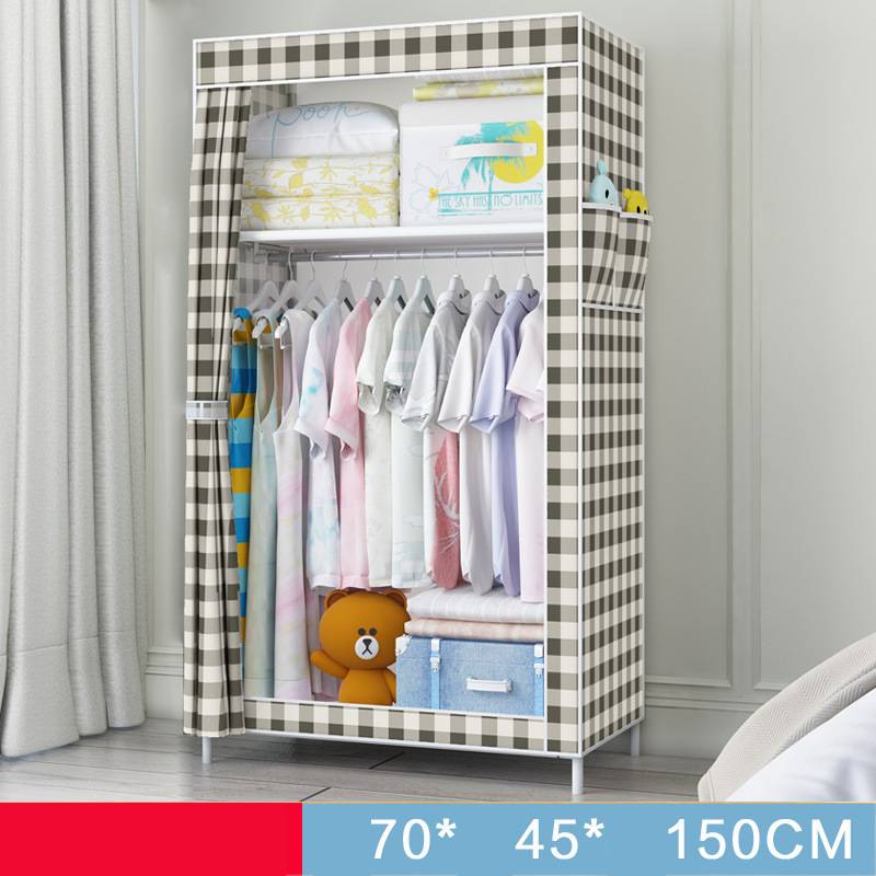 Single Dormitory Dust Closed Wardrobe - TryKid