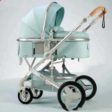 Seatable And Reclining Portable Two-way Folding Baby Trolley - TryKid