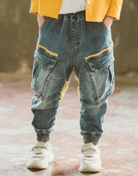 Boys Spring And Autumn Jeans - TryKid
