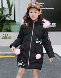 Girls' cotton-padded jackets - TryKid
