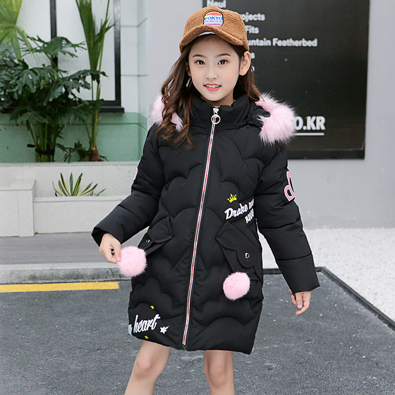 Girls' cotton-padded jackets - TryKid