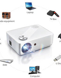 Multimedia Projector 19201080p 260ansiLED Projector - TryKid
