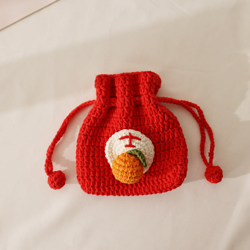 Good Luck And Good Meaning Hand-woven Coin Purse - TryKid