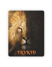 kids puzzle lion image Trykid 30 PC puzzle
