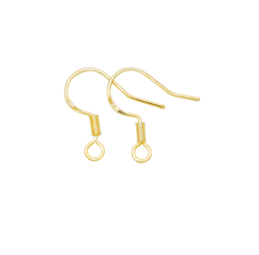 Handmade U-Shaped Ear Hook Earrings - Stylish and Semi-Finished Statement Jewelry