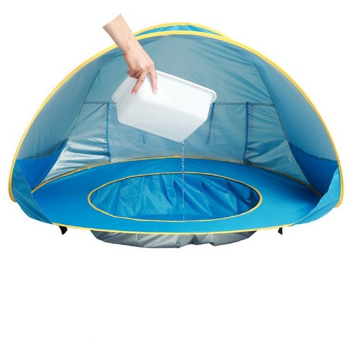 Baby Beach Tent Kids Outdoor Camping Easy Fold Up Waterproof Up Sun Awning Tent UV-protecting - TryKid