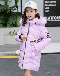 Girls' cotton-padded jackets - TryKid
