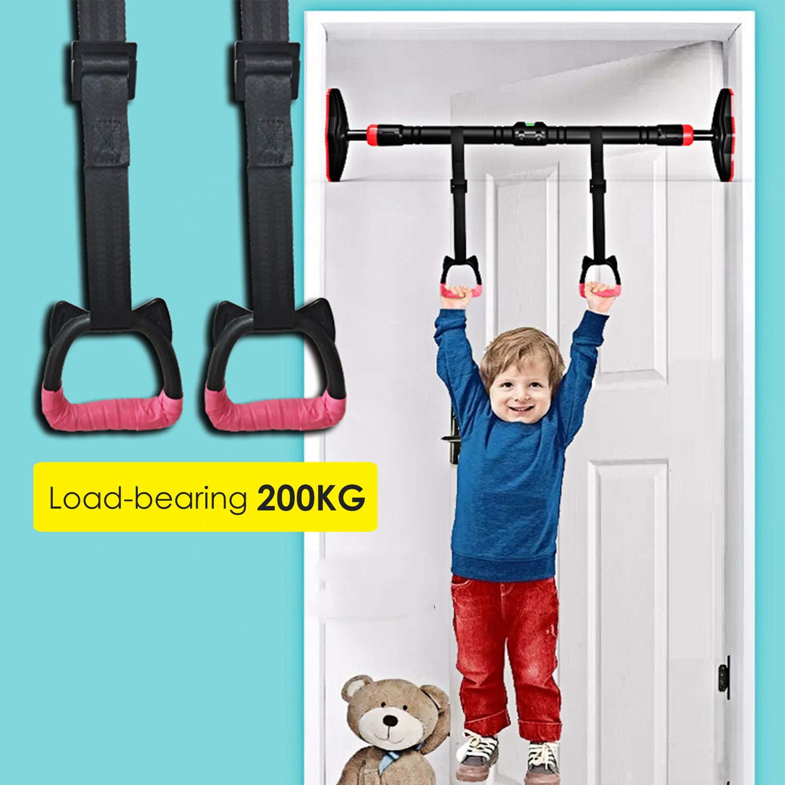 Rings For Children's Training Kids Sports Equipment Household Plus Horizontal Bar Indoor Pull Ring - TryKid