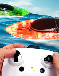 24g Electric Water Remote-control Ship Waterproof Automatic Reset Kids Toys
