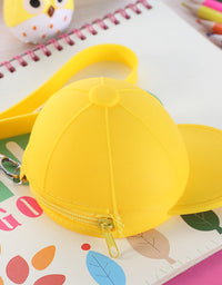 Cute Cartoon Candy Color Hat Silicone Coin Purse - TryKid
