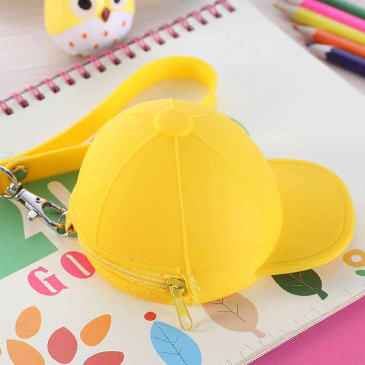 Cute Cartoon Candy Color Hat Silicone Coin Purse - TryKid