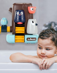 Bathroom Toys Pipeline Water Spray Shower Game Bird Mushroom Toy for Children Swimming Bathroom Bathing Kids Toy - TryKid
