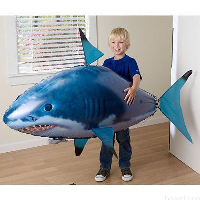 Remote Control Shark Toy Air Swimming Fish Infrared Flying RC Airplanes Balloons - TryKid