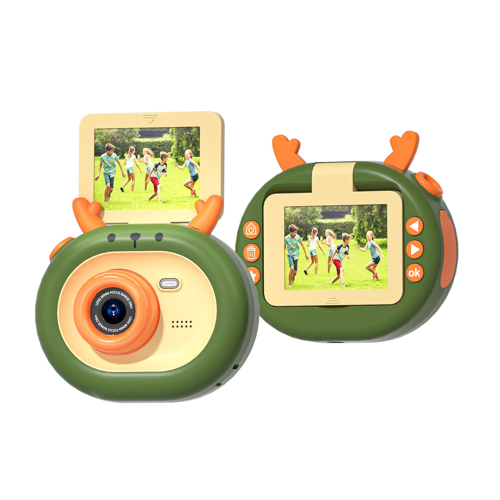 180-degree Flip-screen Children's HD Digital Camera - TryKid