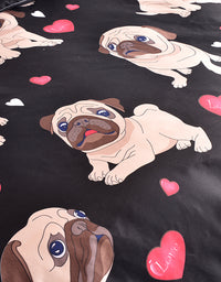 Cartoon pug bedding set - TryKid
